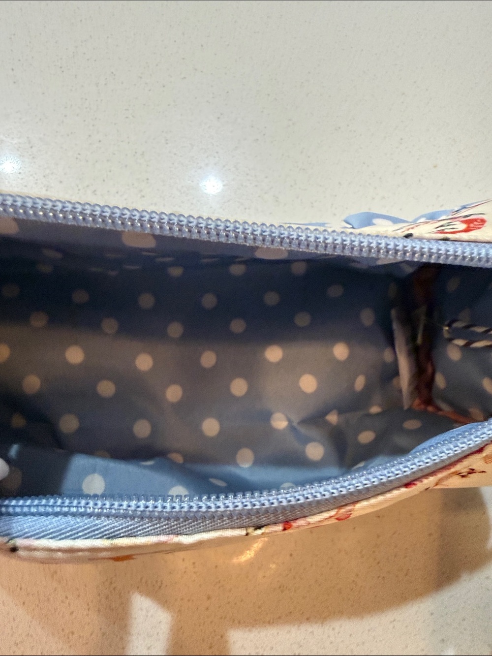 Matilda Jane Alphabet Pencil or  Cosmetic Pouch with Light Blue Ruffle NWT - Picture 6 of 12